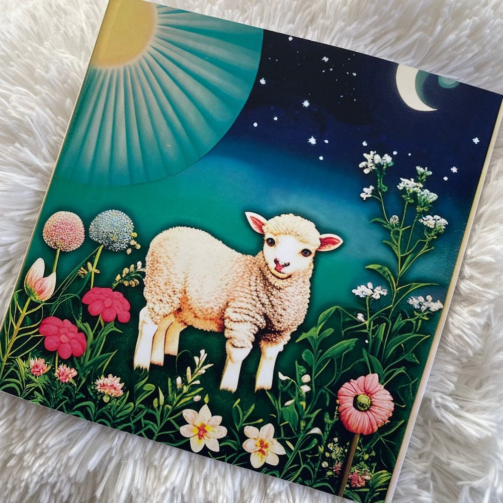 New! Writing Journal with Farm Animal Themed AI Cover and Interior Photos
